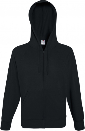 Kapuzen Sweatjacke Black